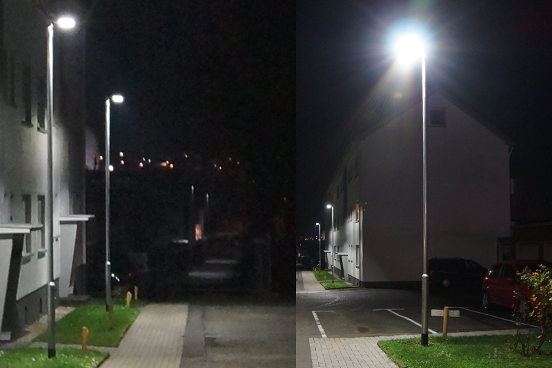 Mayen-Neuinstallation für besseres Licht