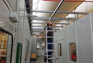 Bei der Lebenshilfe Trier wurden Pandia Tri-Proof Aufbauleuchten installiert