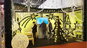 Der fertige Messestand von ENDRES Lighting